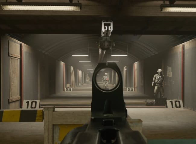 COD BO6のSirin 9mmのアイアンサイト